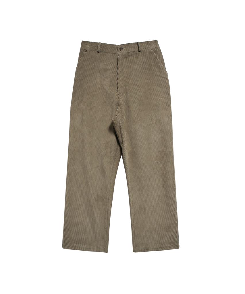 GOSTREET Carpenter Rivet Corduroy Pants Mocha