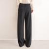 Women's Relaxed Fit High Waist Drawstring Twill Pants