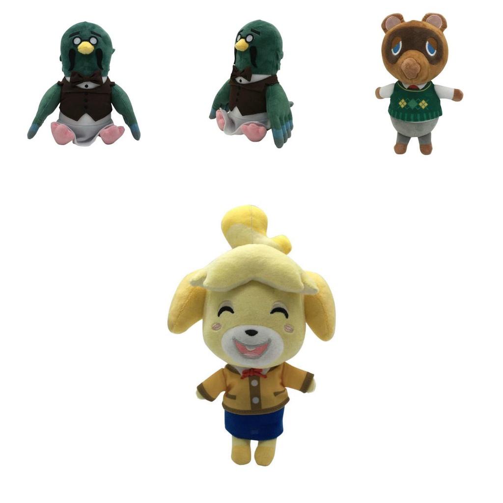 Ultra měkký Animal Crossing Tom Nook Kk plyšák Mýval Vycpávaná panenka Dárek pro fanoušky