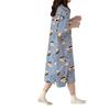 Damen Koreanischer Stil Niedlich Cartoon Umstandspyjama - Kurzarm Homewear für Sommer