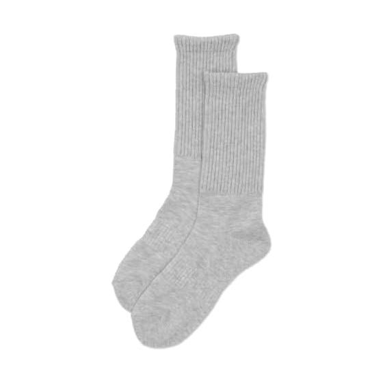 [Wego] Supported Plain Ribbed Socks School Women s 23-25cm