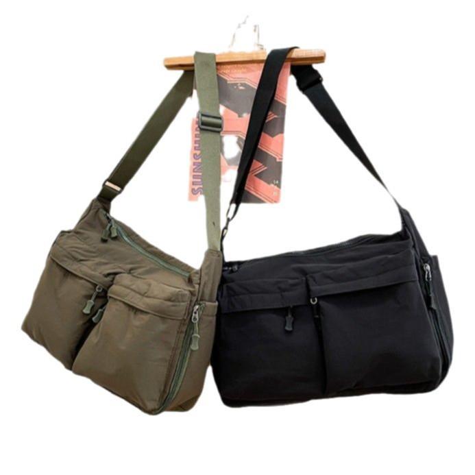 Unisex Large Capacity Tote Bag, Water Resistant Casual All-Match Crossbody Shoulder Bag