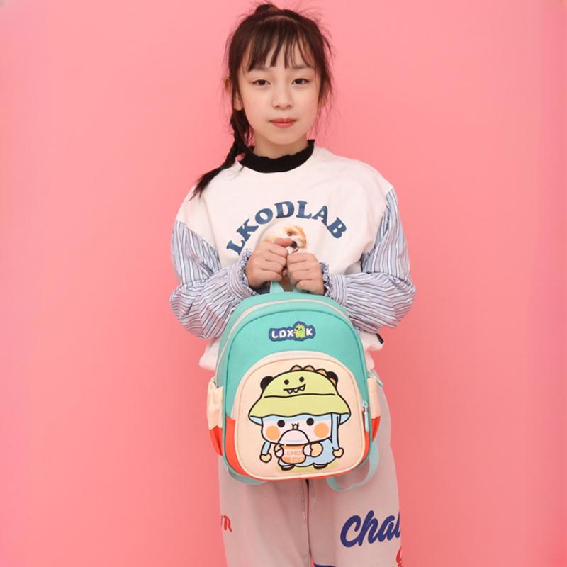 Neue Mode Macaron Farbe Kindergarten Schultasche Ultraleicht Niedlich Cartoon Junge Baby Rucksack Hochwertige Oxford Büchertasche für Mädchen 3 Jahre Alt Klasse 1-2