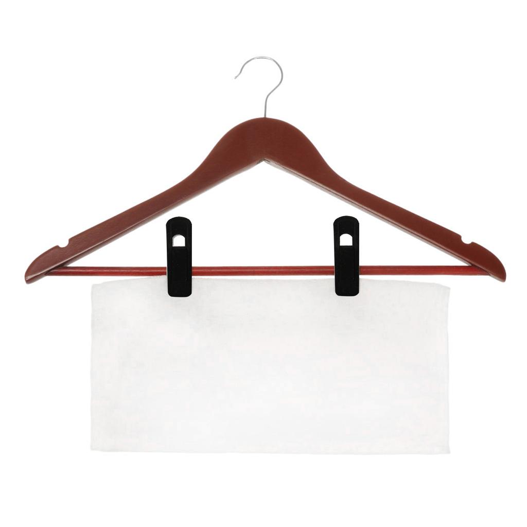 Hanger Clips Strong Finger Clips Non-Slip Clothes Hanger Clip Plastic Thin Velvet Hanger For Pants Pants Flocking Hangers