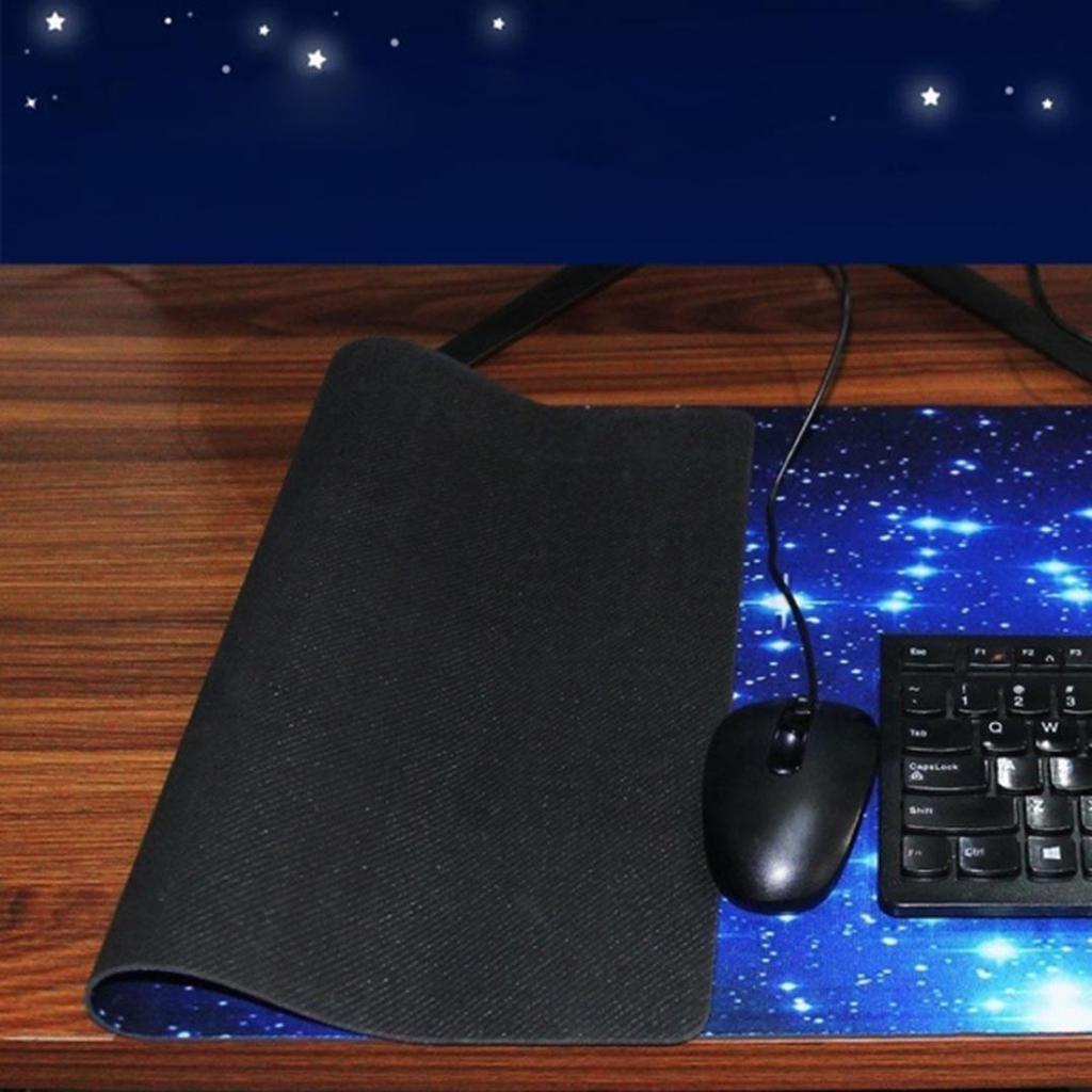 Galaxy Muster Rutschfestes Laptop Computer Gaming Mauspad für Ultimativen Komfort