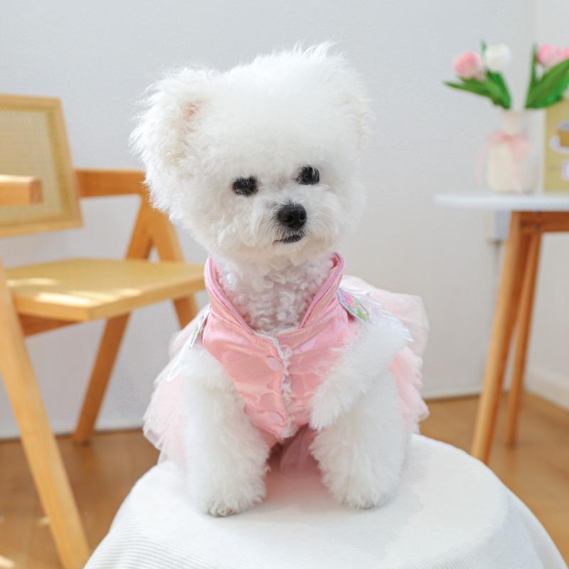 Pet Circle, Pet Clothing Dog Cat Clothing Princess Fluffy Brocade New Year's Dress