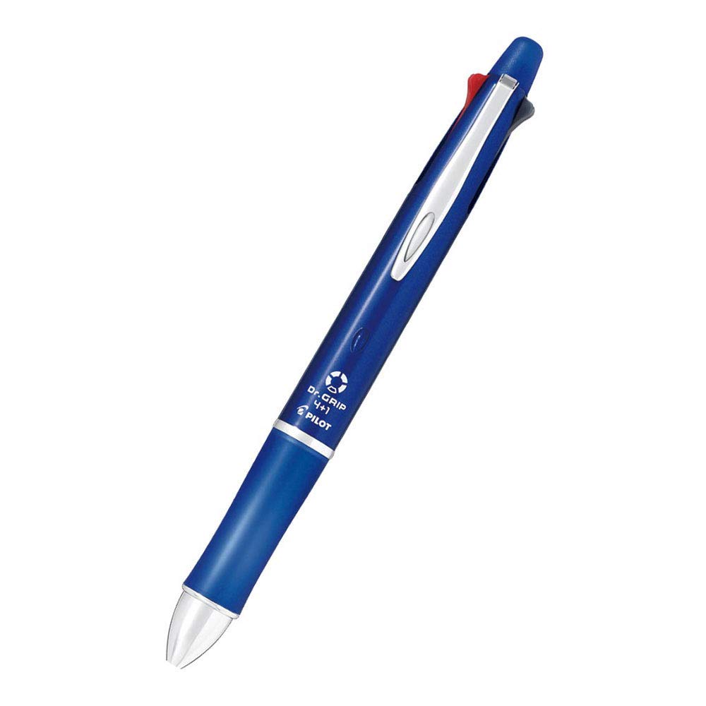 

Pilot Grip Ballpoint Pen Mechanical Blue Body Slide Dr. 4+1 0.7mm 4-Color + 0.5mm Pencil, Body, BKHDF1SFN-L, Size 148x14.1mm, Lever, 26.3g синий