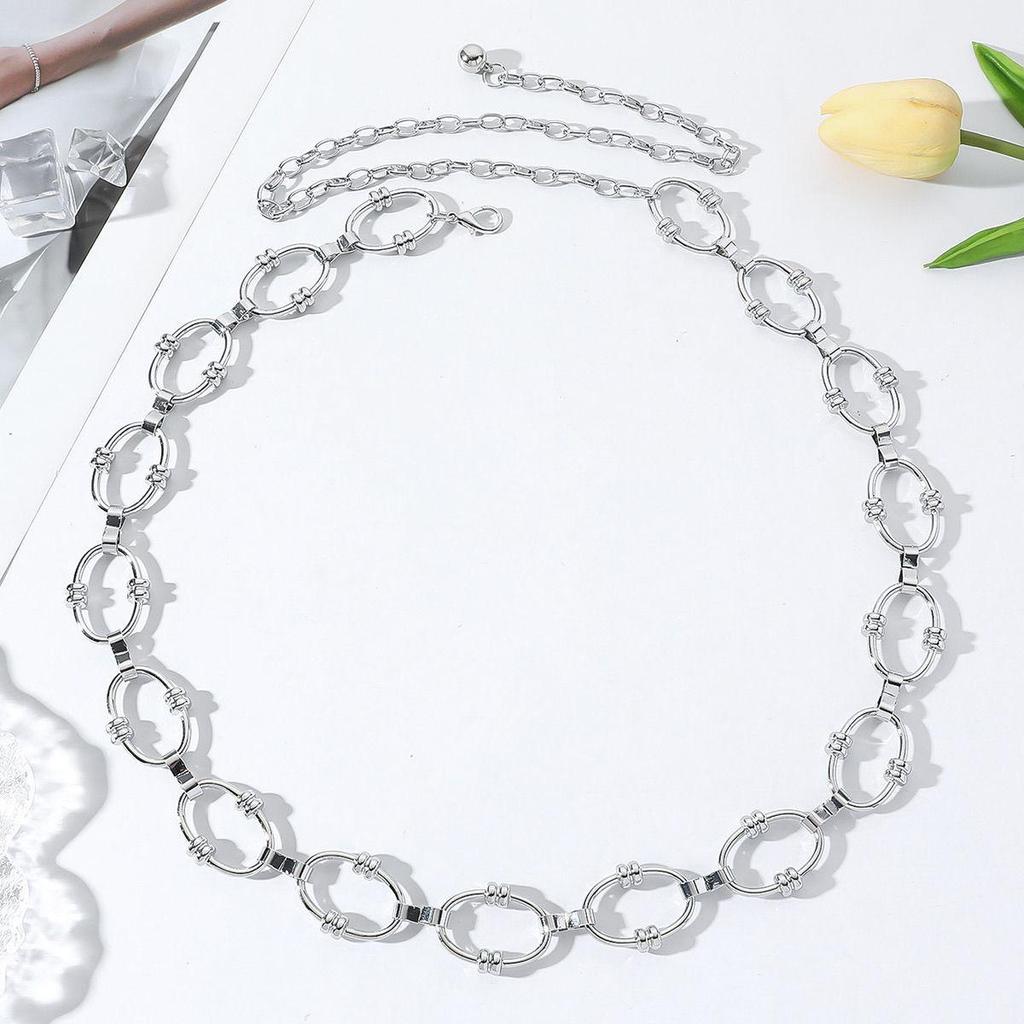 Bohemian Ethnic High-End Metal Waist Chain Belt for Women - Retro, Versatile Fashion Accessory