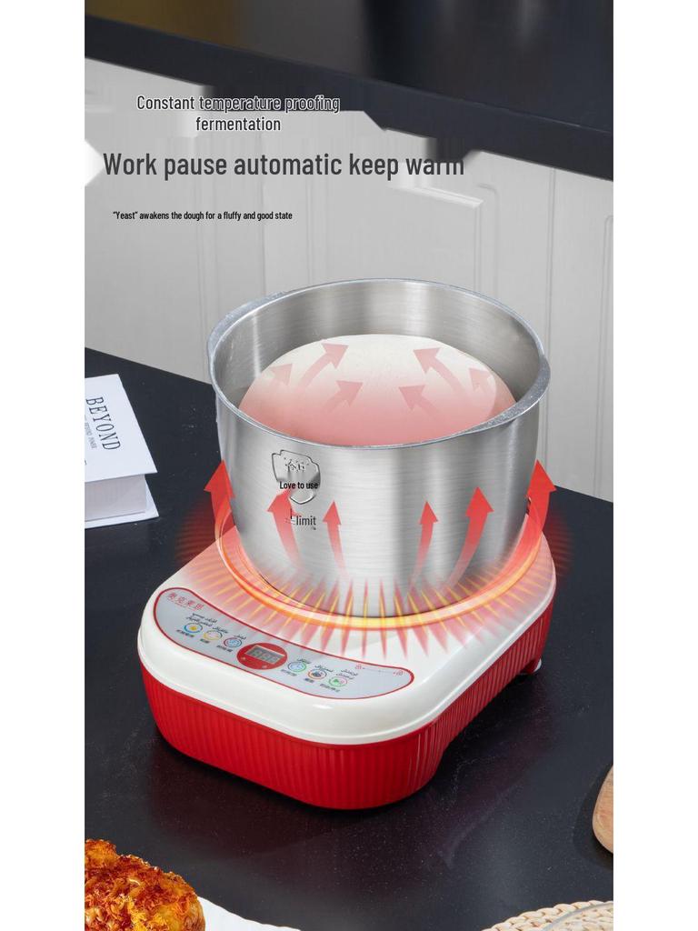 Automatic Electric Dough Mixer: Multifunctional Kneading, Beating & Fermentation Tool for Home Chefs
