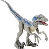 Jurassic World Savage Strike Velociraptor Blue Action Figure (MATTEL)
