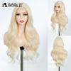 Noble Synthetic Lace Front Wig  28“ Highlight Honey Brown Body Wave Wig Cosplay Wigs For Women Wig Lace Front Wig Synthetic