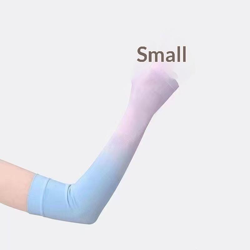 

New Summer Gradient Ice Sleeve Sunscreen Thin Arm Sleeves For Driving Uv Protection Outdoor Cycling A