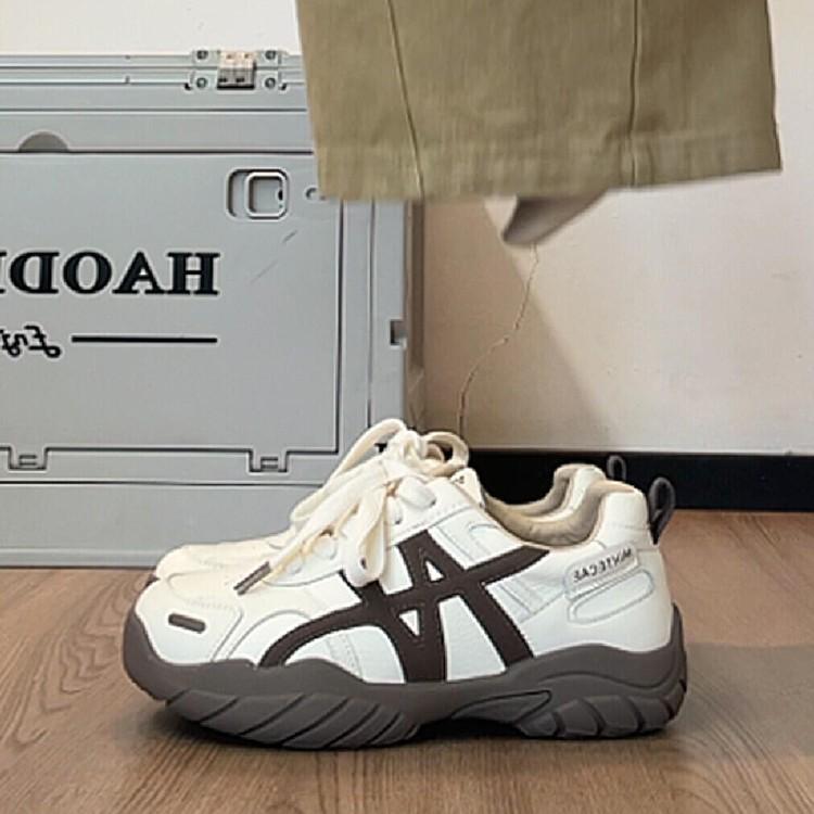 Retro Thick-soled Forrest Gump Training Shoes Women's 2025 Autumn New Versatile Casual Sports Shoes Soft-soled Dad Women's Shoes