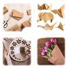 1-4Rolls Kraft Craft Paper Roll Biodegradable Wrapping for Gift Box Floral Bouquet Present Eco Friendly Cushioning Packing