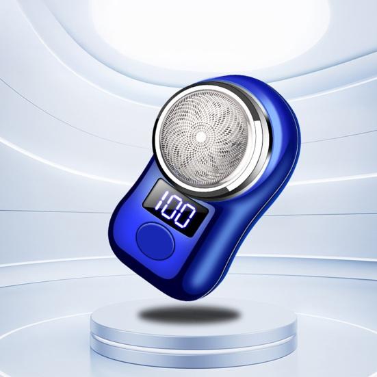 Mini Men Electric Shaver, LED Display Waterproof Wet And Dry Pocket Size Razor, USB Rechargeable Cordless Beard Trimmer