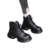 Retro Velvet Warm British Style Heightened Martin Boots New Short Boots In Autumn and Winter
