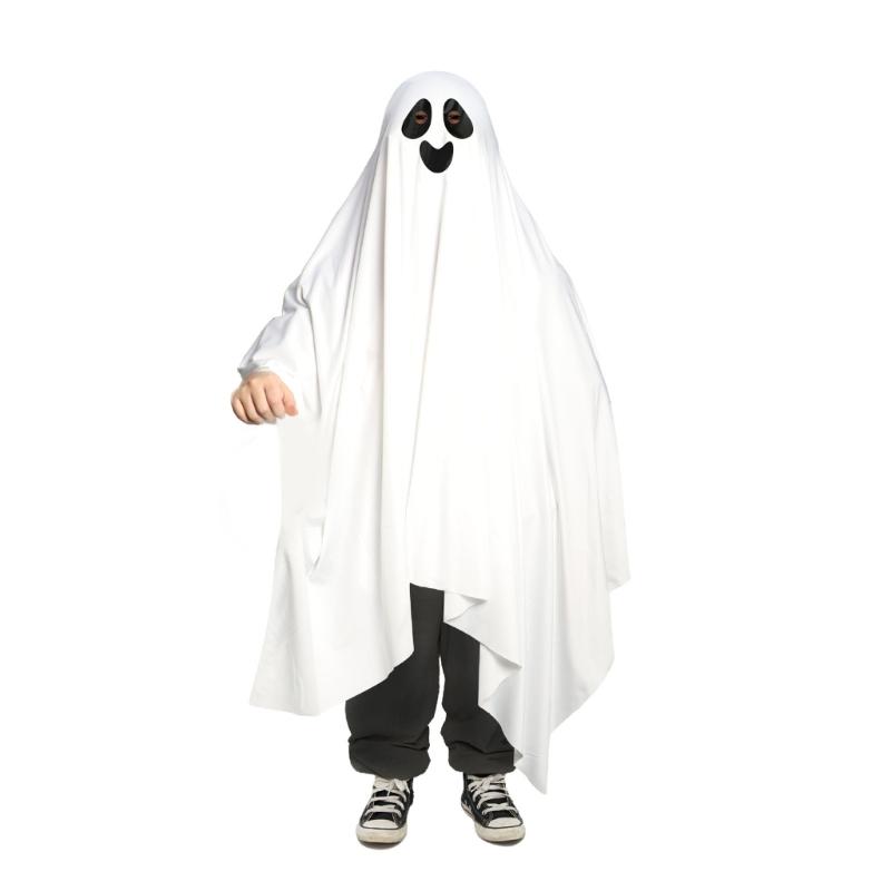 Children Cape Halloween Cosplays Costumes Unisex Cape Wizard Witch Mantle Outfit Fancy Dress up Gown Party Dress Cloak