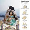1pc Disney Princess Jasmine Art Nouveau Throw Blanket Home Decor, Couch Cover, Outdoor, Gift for Friends, Flannel Throw, Bedroom, Living Room