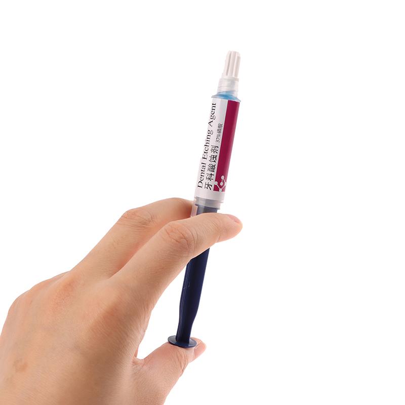 Dentalmaterial Ätzmittel 37% Phosphorsäure Ätzmittel Ätzgel Mit 5 Spitzen Für Kieferorthopädischen Klebstoff Lichthärtender Bond Zähne Kleber