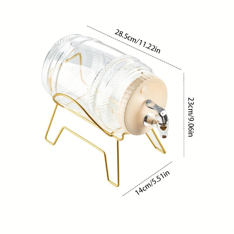 Drink Barrels with a Tap And Stand, Tea Barrels, Fruit Tea Barrels, DIY Homemade Cold Water Buckets, Cool Water Jugs, Suitable for Restaurants