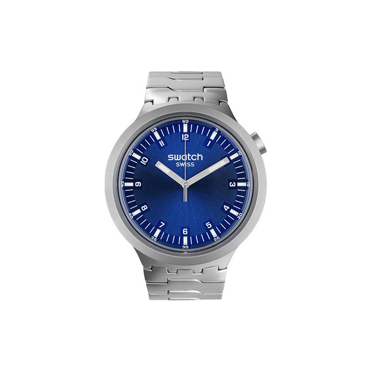 SWATCH Unisex 47mm Blue Watch SB07S102G SB07S102G Blue Dial