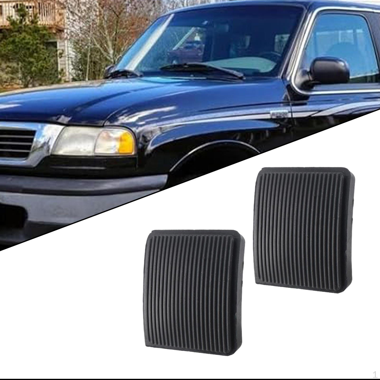 

2 шт. накладки на педаль тормоза и сцепления F07A-2457-aa практичный сменный аксессуар износостойкий