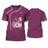 Zahnärzte Shirts O-Ausschnitt personalisierte Krankenschwestern Damen T-Shirt Uniform 3D-Druck Kurzarm Overalls weibliche Oversize Damen Kleidung