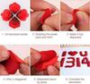 2000/100Pcs Artificial Fake Rose Petals Colorful Simulation Silk Rose Petal For Valentines Day Wedding Party Romantic Decoration