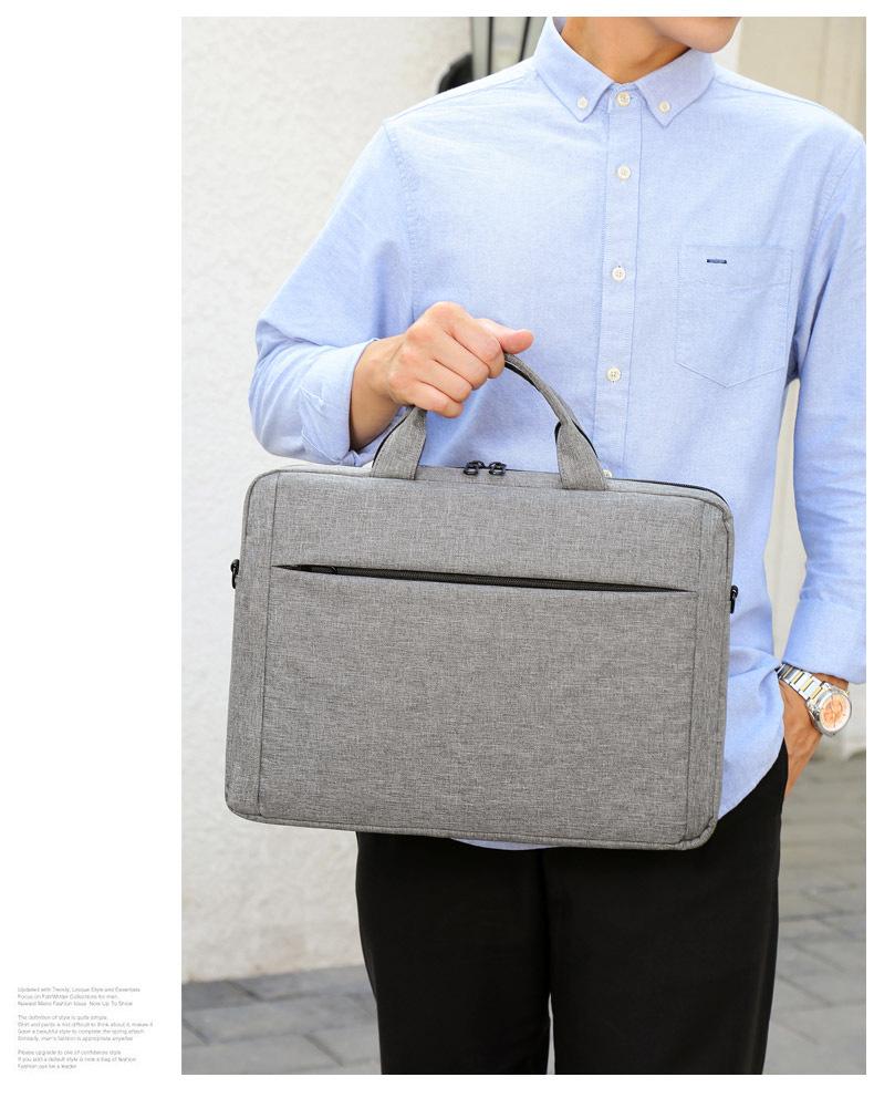 Herren Business Aktentasche: Handtasche, Schulter- & Laptoptasche (14/15 Zoll) mit Logoanpassung