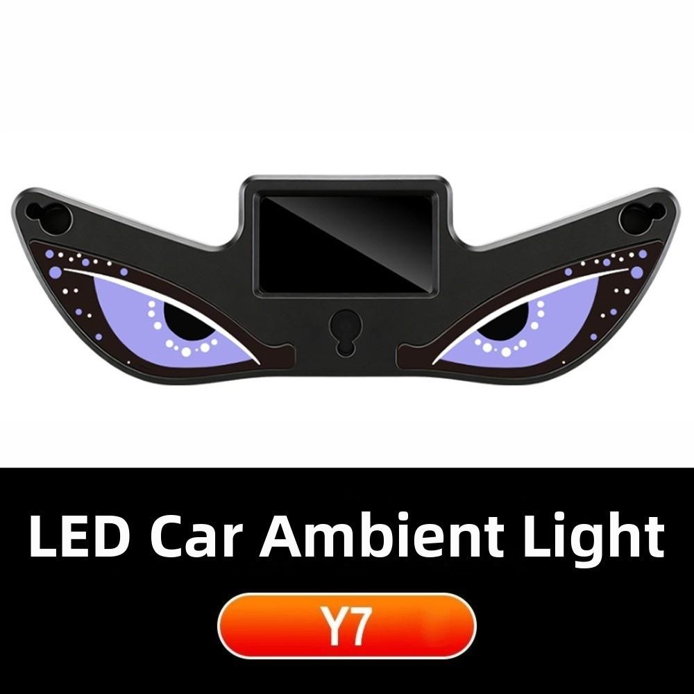 Wireless Solar LED Car Light Suction Cup Devil Eyes Car Light New Vehicle Strobe Light 3