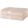 FadeResistant 100 Cotton Bath Towel 2 Pack 30x54 Blush Pink