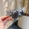 Five-Pointed Star Hairpin: 20-Tooth Back-Combing Styling Tool for Flyaway Fix and Bangs
