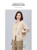 Women's Spring/Autumn Loose Baseball Jacket - Button Cardigan Top for Middle-Aged Moms (2025 Collection)