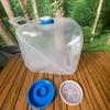 Faltbarer Wasserbehälter Wasserflasche mit Hahn 20L Faltbarer Wasserkanister Outdoor Rucksacktouren Camping Trinkwasseraufbewahrungsträger