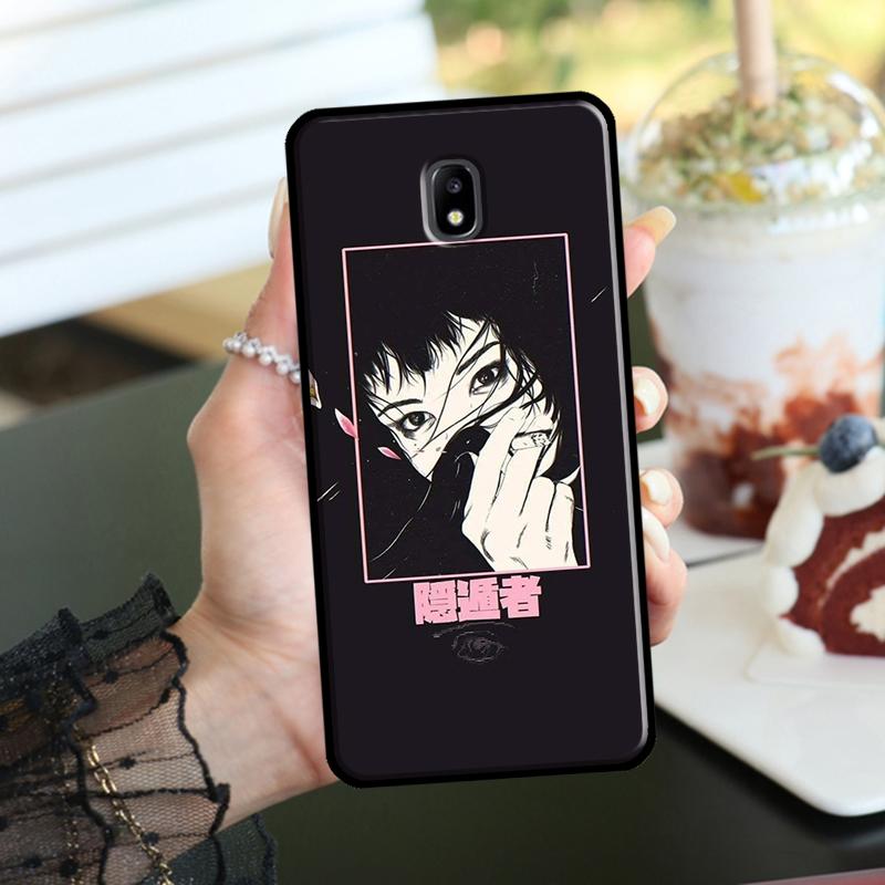 Sad Japanese Anime Aesthetic Case For Samsung Galaxy M56 M36 M34 M14 M54 M13 M15 M55 M35 M16 M31 M11 M53 M12 M32 M52 M06