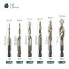 Yunbei Titanium-Plated High-Speed Steel Spiral Tap Drill with Hexagonal Shank