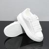 Spring McQueen Platform Leather Black Tail Casual Board Shoes Muffin Heightening Sports Dad Shoes 2