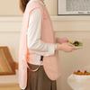 Hand Wipeable Apron, Waterproof Oil Resistant Stain Resistant Vest Apron, Anti Dirty Kitchen Aprons with Pockets