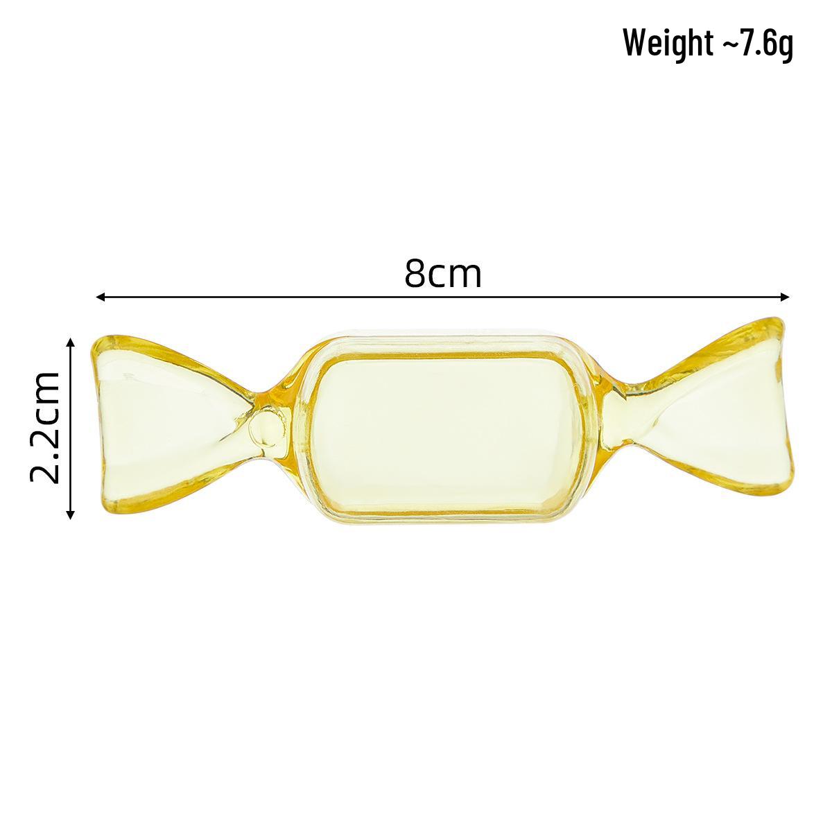 

Acrylic Small Candy Shape Transparent Packaging Box with Lid