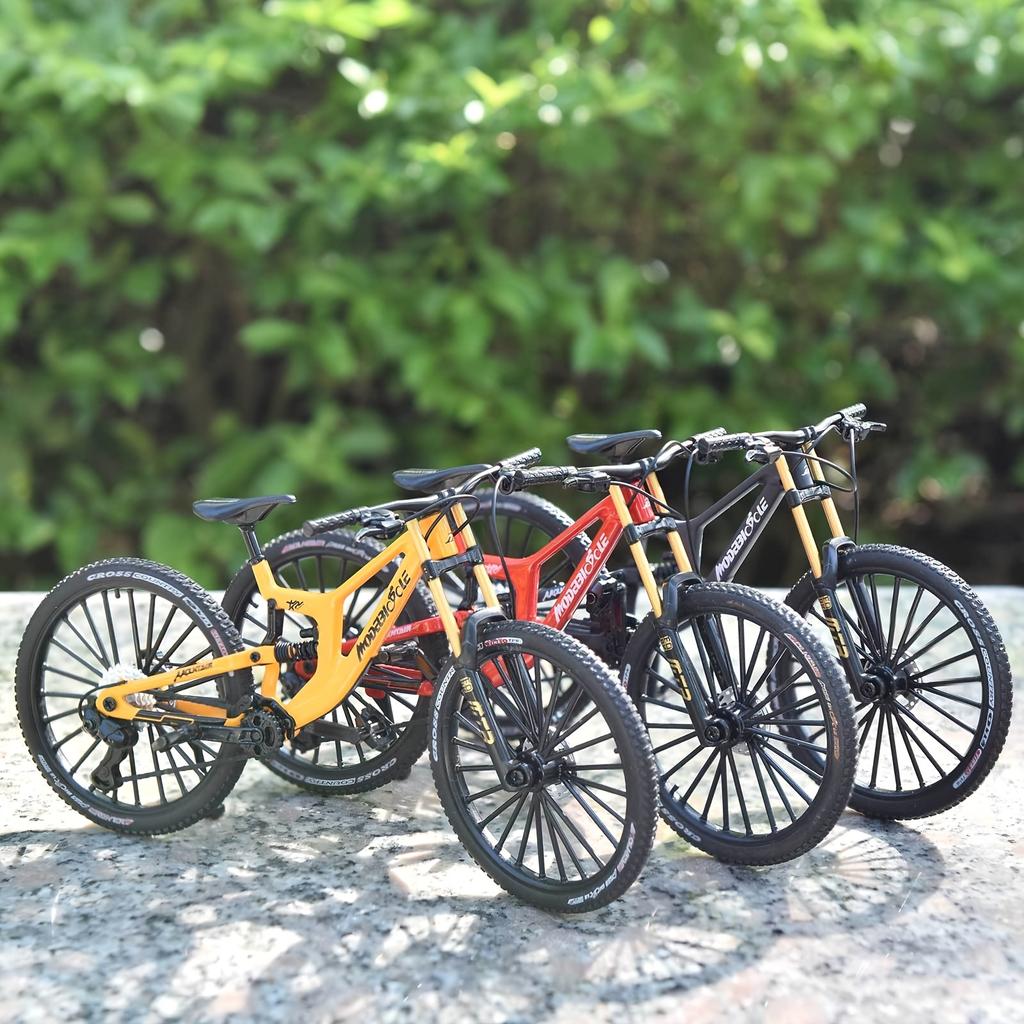 1:8er Maßstab Stoßdämpfung Berg Finger Fahrrad - Premium Druckgusslegierung Simulation Fahrrad Spielzeug Für Sammlung