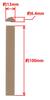 Takagi Made in Sharpening for Compact Oilstone, Half-Round, #500, Japan, Stick-type Stone, Round, Gardening, Sickles, Scissors, Machetes, Sharpener,