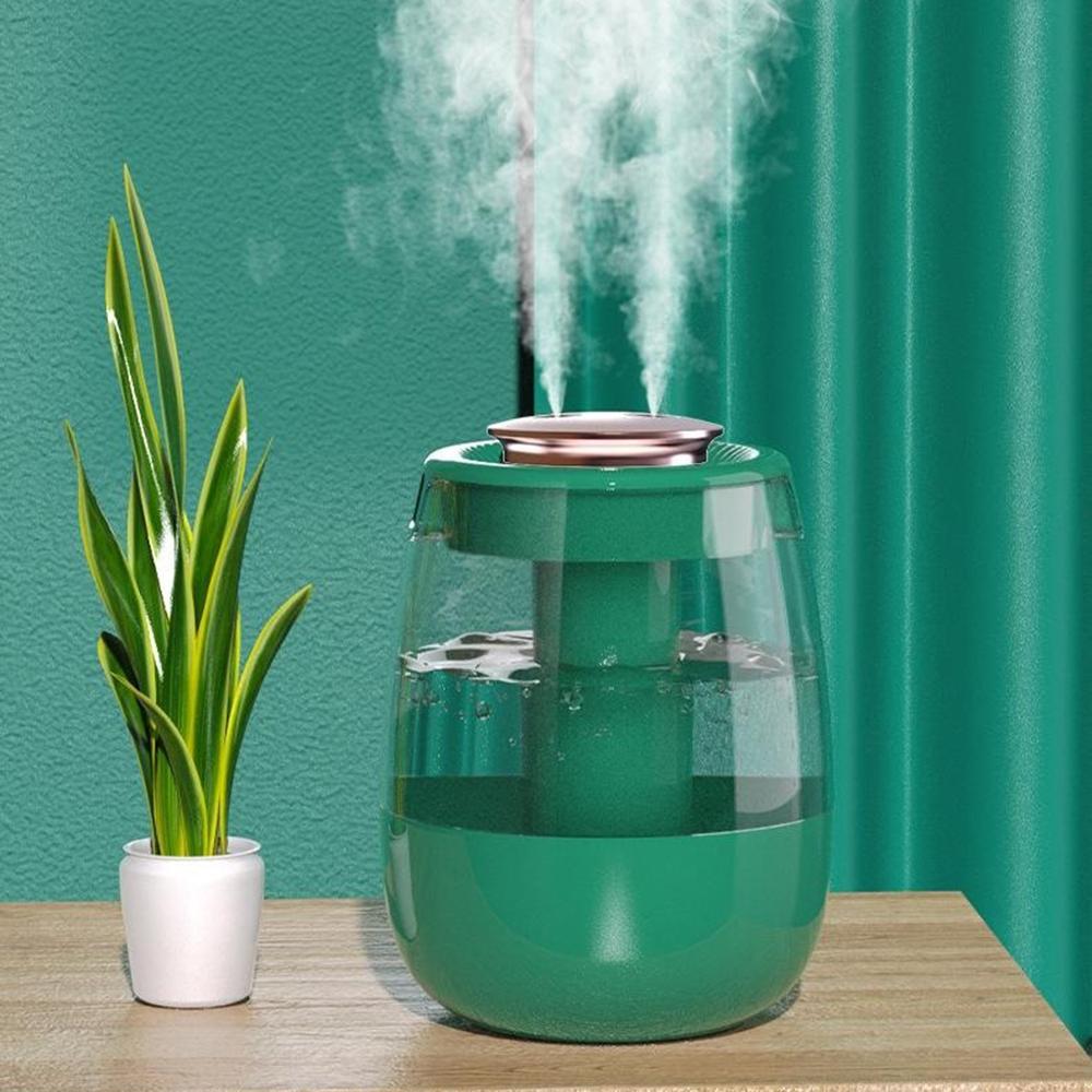 

Dual Mist Outlet Desktop Air Humidifier Home Office Mute Mist Diffuser Green