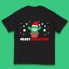 Merry Christmas Kids T Shirt Little Cactus With Santa Hat Top