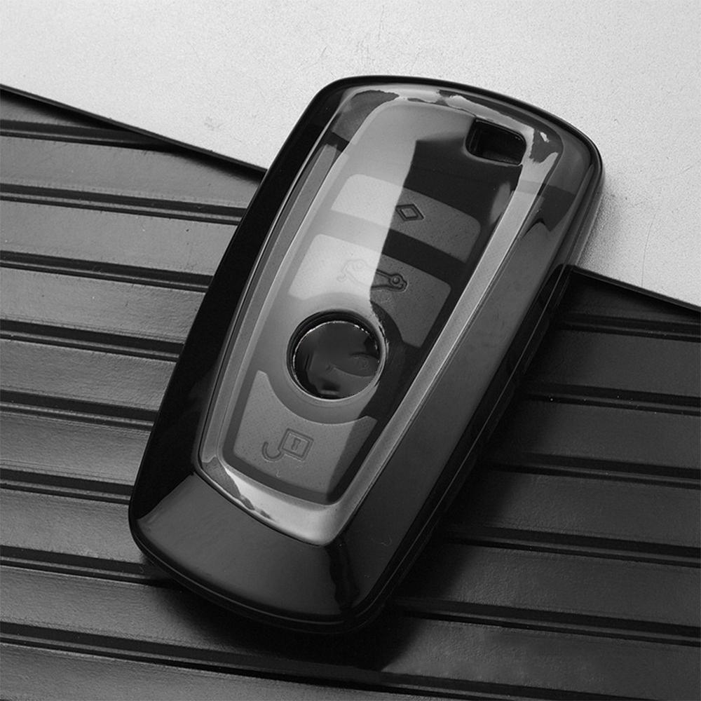 Soft TPU Car Key Case For BMW X1 X3 X4 X5 X6  1 3 5 7 Series F10 F20 F30 F34 F11 F15 F16 F25 F31 M3 E34 Transparent Key Holder