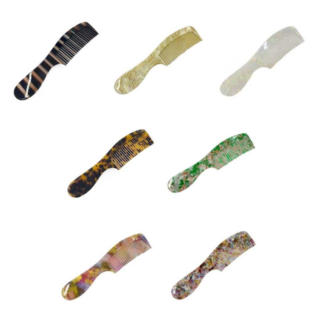 Leopard Print Acetate Comb Hair Styling Tool Hairdressing Combs Hair Care Makeup Comb  Dormitory