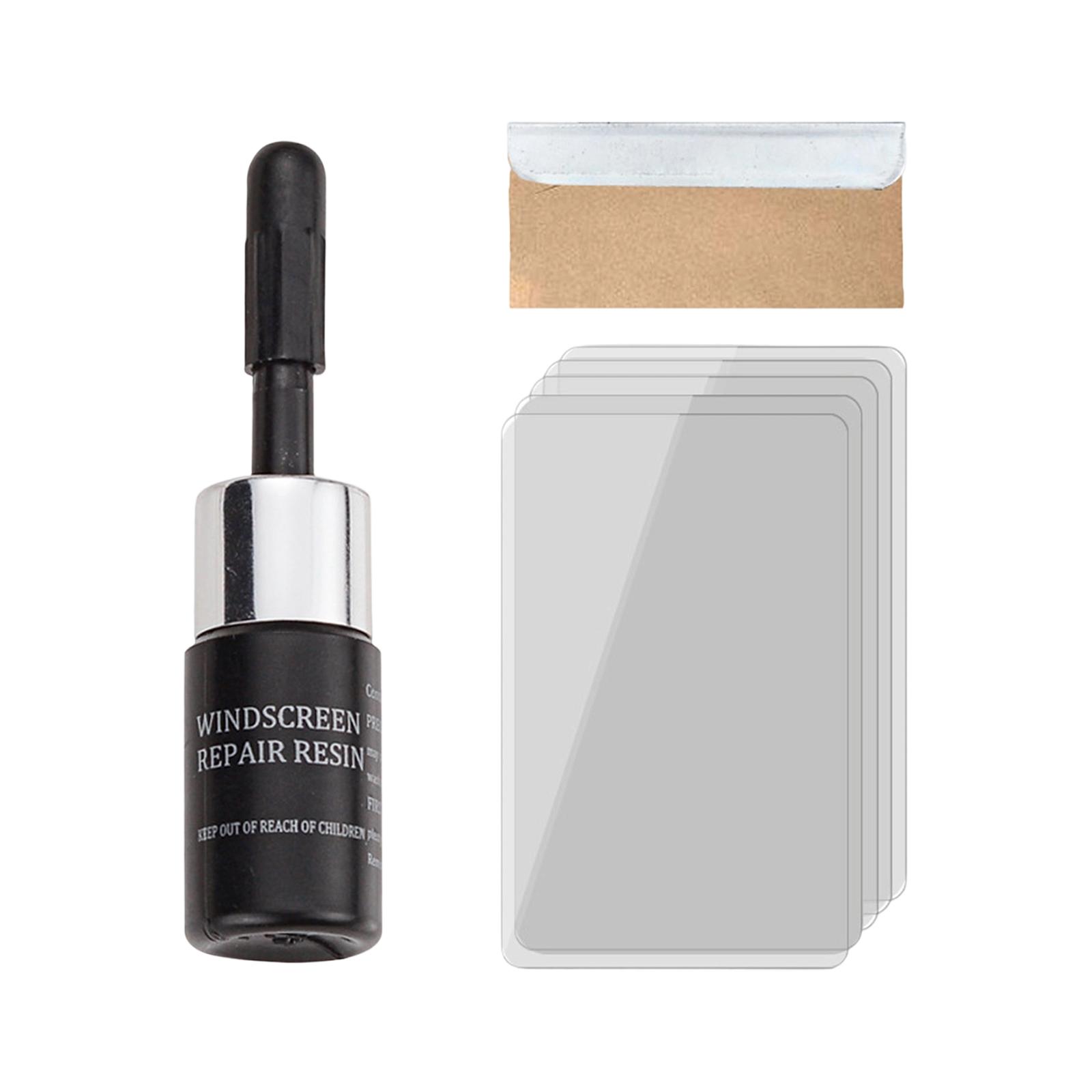 

Quick Windshield Crack Kit, Includes Liquid Sealant, Scraper, And Curing Film; A Multi-functional Car Glass Crack Kit.3ml One Size