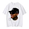 Rapper Chris Brown Graphic T Shirts Unisex Women Clothing Fashion Hip Hop Short Sleeve Tshirt Summer Casual Loose Cotton Tshirts
