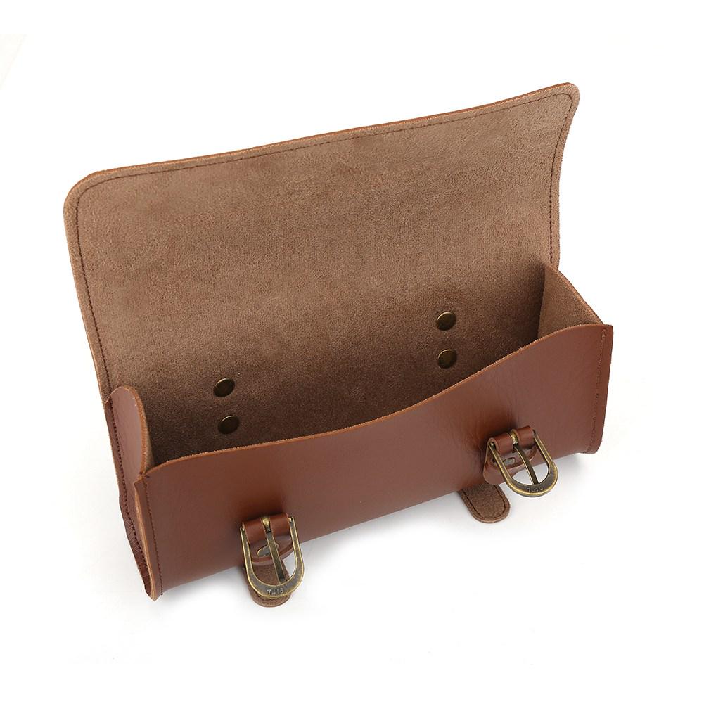 B Retro, Lther Front Frame Bag bike handlebar bag Artificial hdlight for Bike Pouch Cycling Accessory