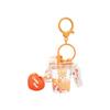 Eyecatching Pink And Orange Cream Bear Milk Tea Cup Keychain Charming Idea Gift