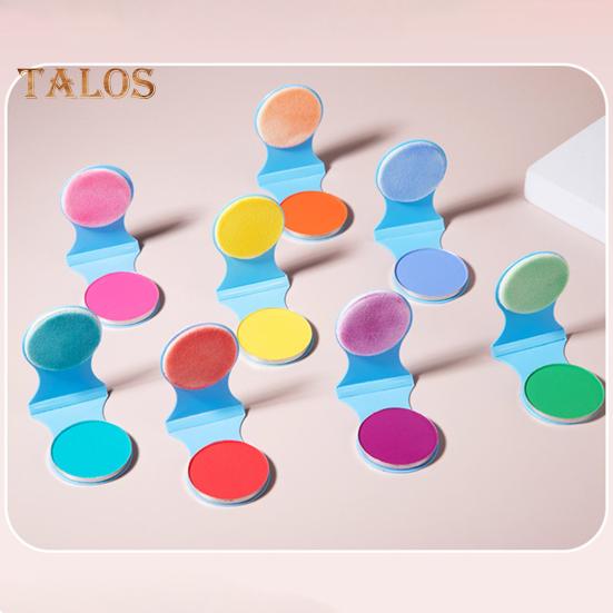 1/8Pcs 8 Colors Temporary Hair Chalk Washable Disposable Hair Dye Pressed Powder Single Color Men Women Hair Coloring Powder Box Halloween Cosplay
